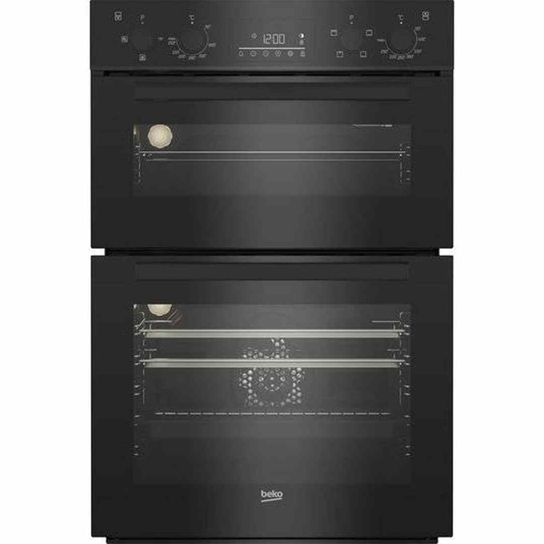 Beko RecycledNet Electric Double Oven - Black | BBDF22300B Beko