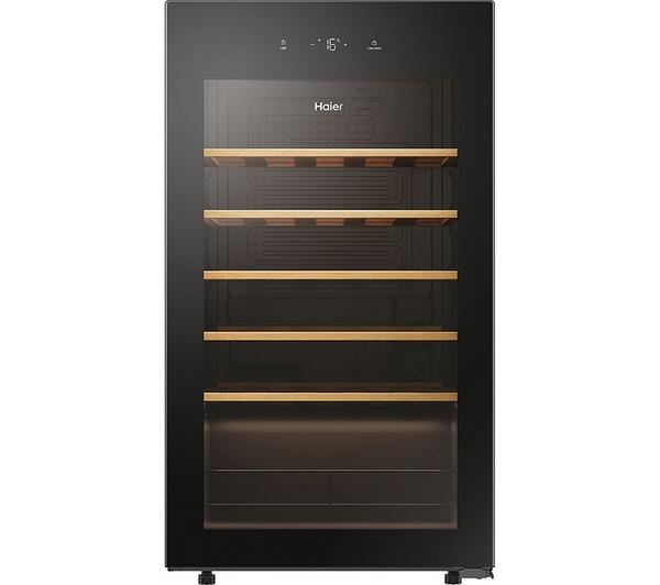 Haier Wine Bank 50 Series 3 34-Bottle Wine Cooler - Black | HWS34GGH1K — product image