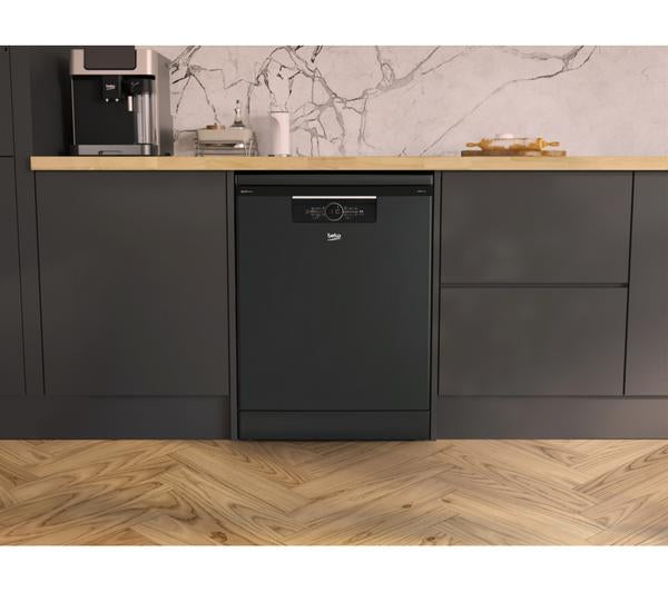 Beko PowerIntense 15-Place Freestanding Dishwasher - Anthracite | BDFN36540PA — product image 6