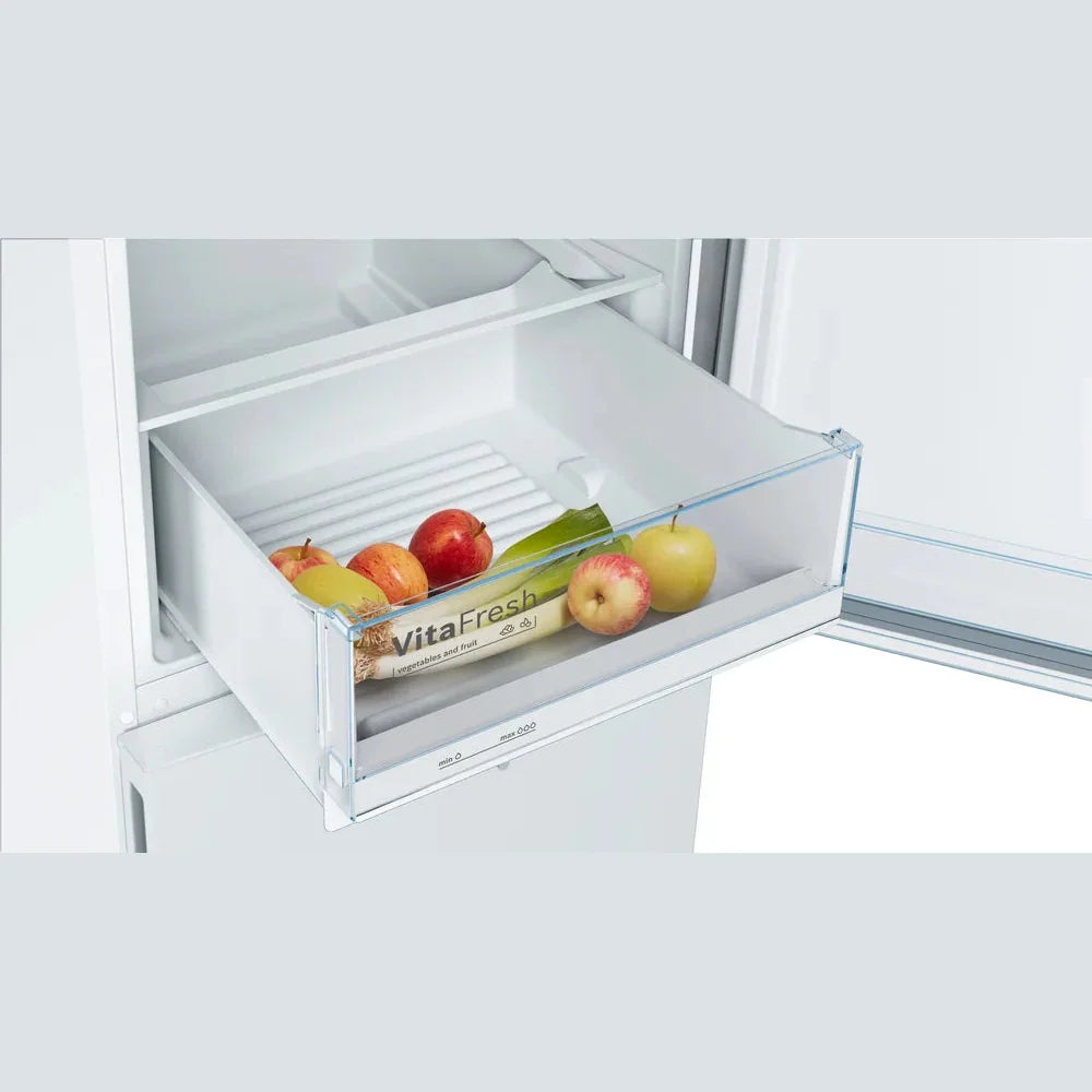 Bosch Serie 4 Freestanding Fridge Freezer 60cm | White Bosch Fridge Freezer Euronics Ireland