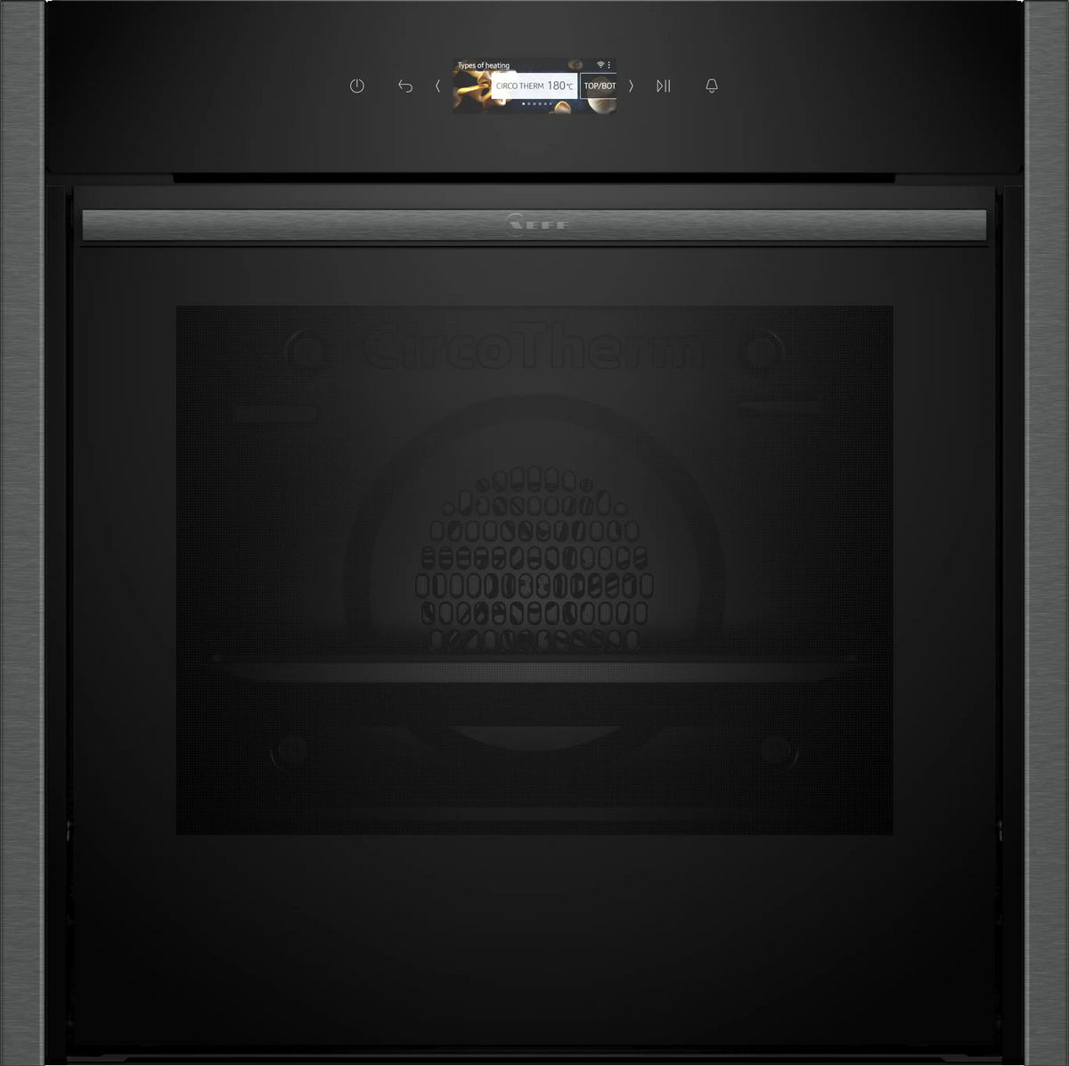 NEFF N70 Slide&Hide smart built-in single oven B54CR31G0B in Graphite-Grey