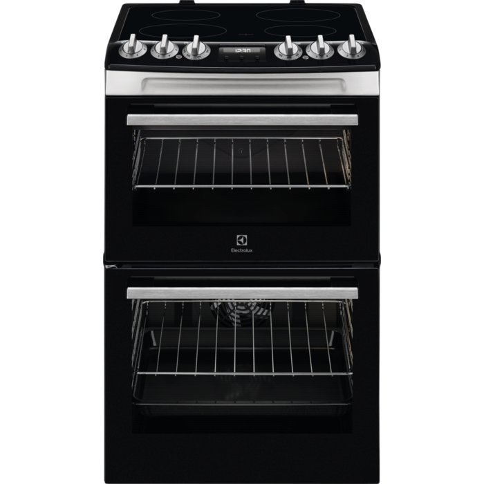 Electrolux Series 500 55 cm Double Oven Electric Cooker | LKR555100X Electrolux