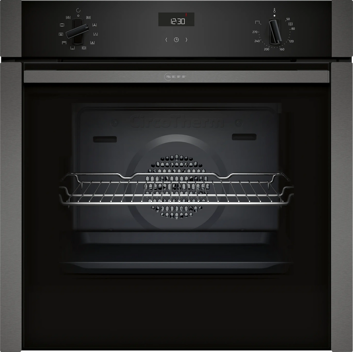 NEFF N50 Slide&Hide built-in single oven B3ACE4AG3B in Graphite-Grey