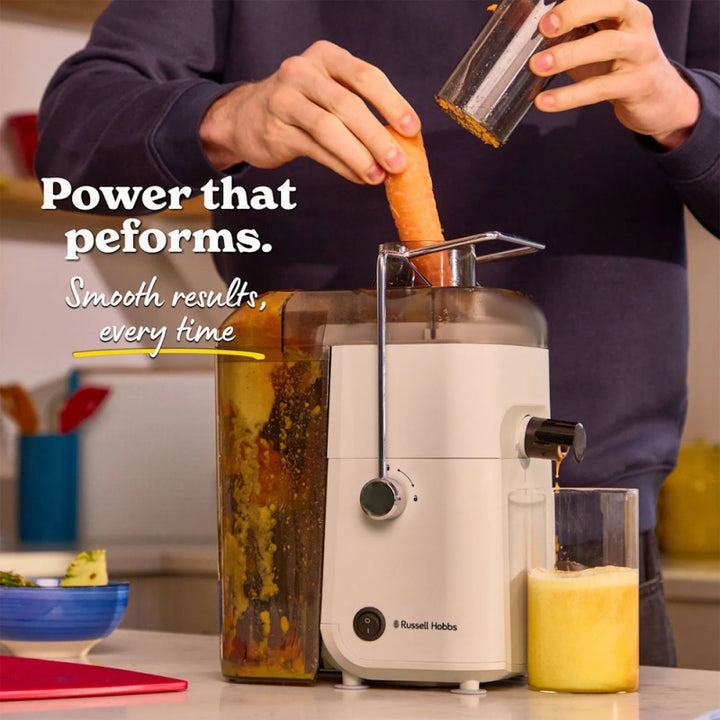 Russell Hobbs JuiceLuxe 400W Juicer - Stone | 28770 — product image 5