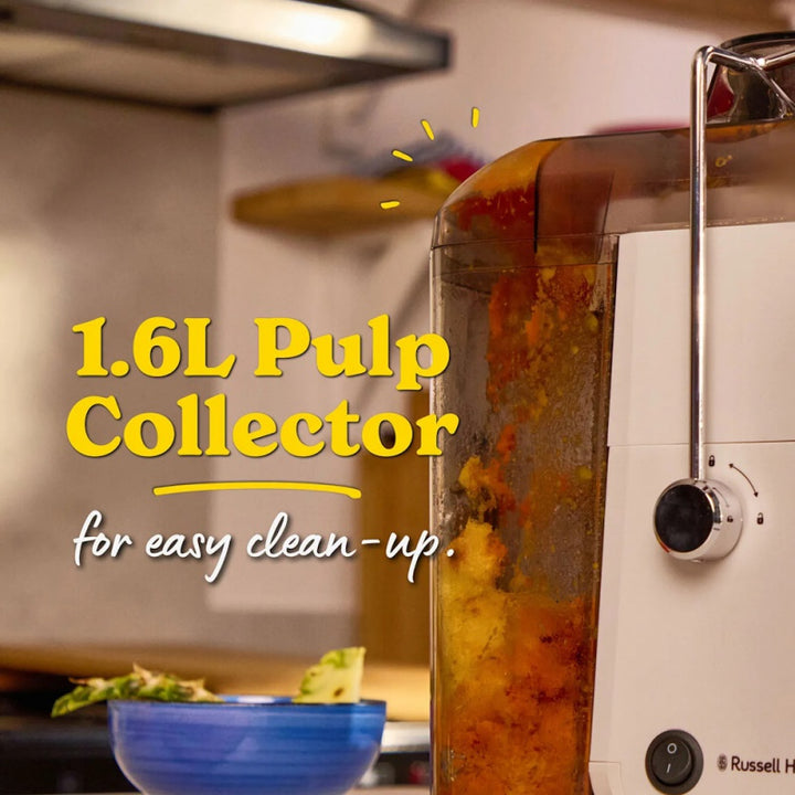 Russell Hobbs JuiceLuxe 400W Juicer - Stone | 28770 — product image 3