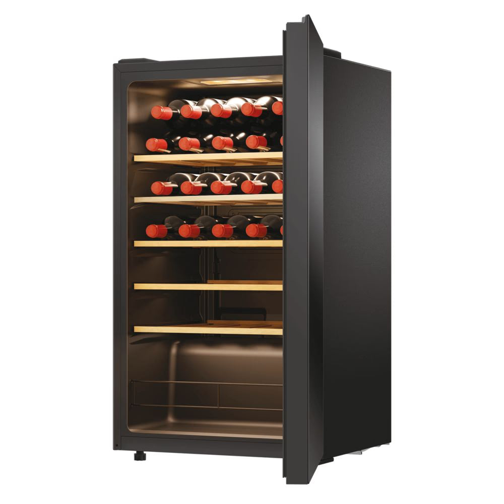 Haier Wine Bank 50 Series 3 34-Bottle Wine Cooler - Black | HWS34GGH1K — product image 5