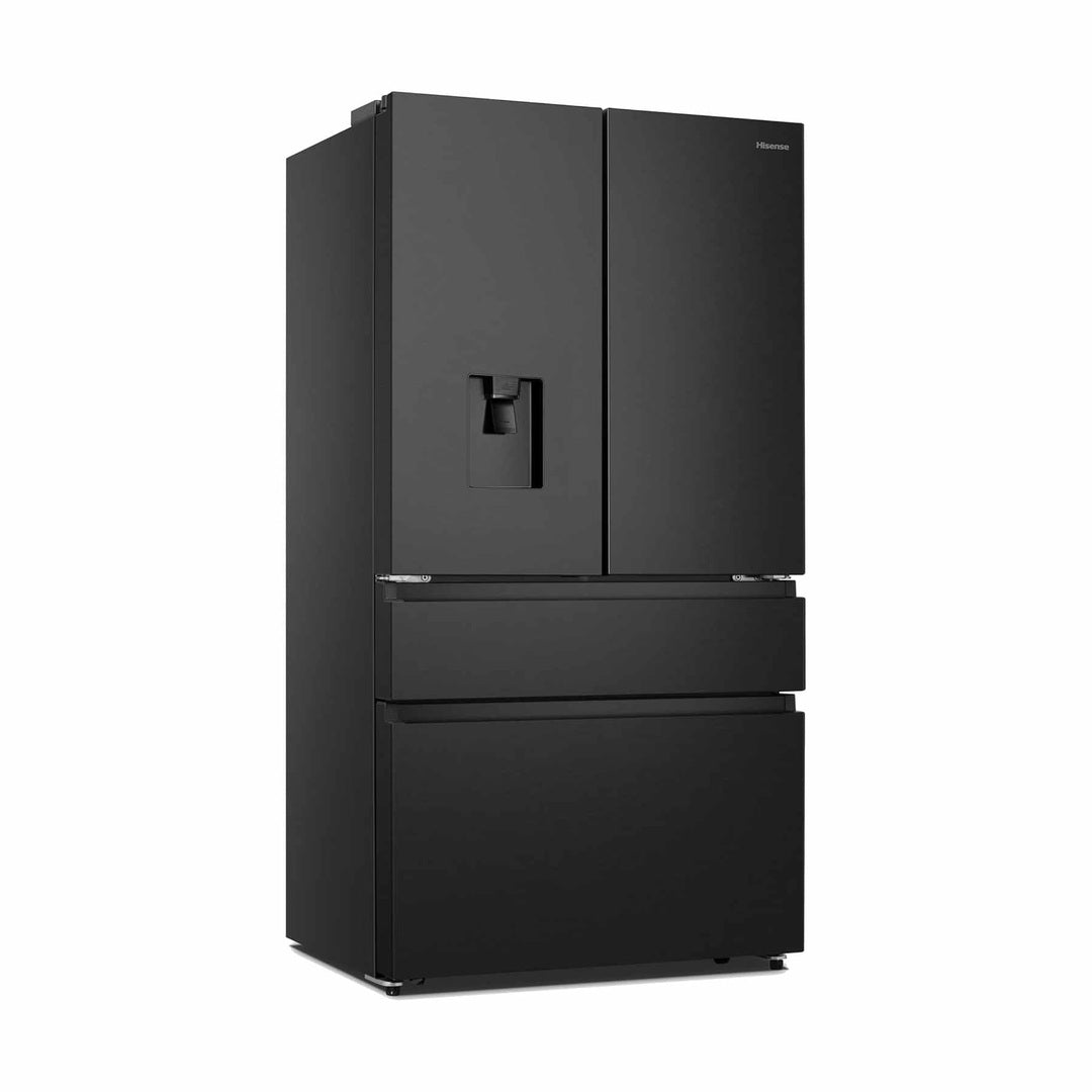 Hisense PureFlat Fridge Freezer - Black Stainless Steel | RF749N4SWFE Hisense
