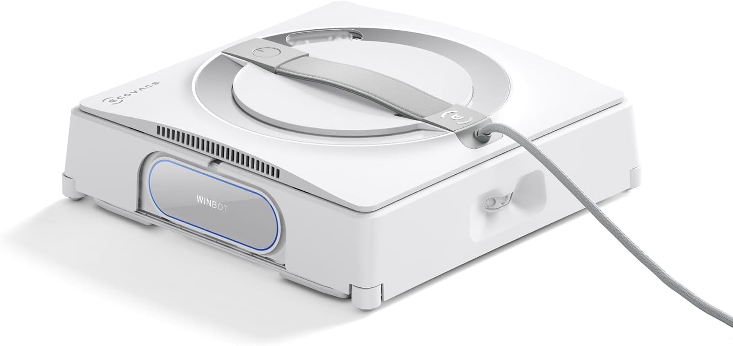 ECOVACS WINBOT W2S OMNI Robotic Window Cleaner | Smart Multifunctional Cleaning Station