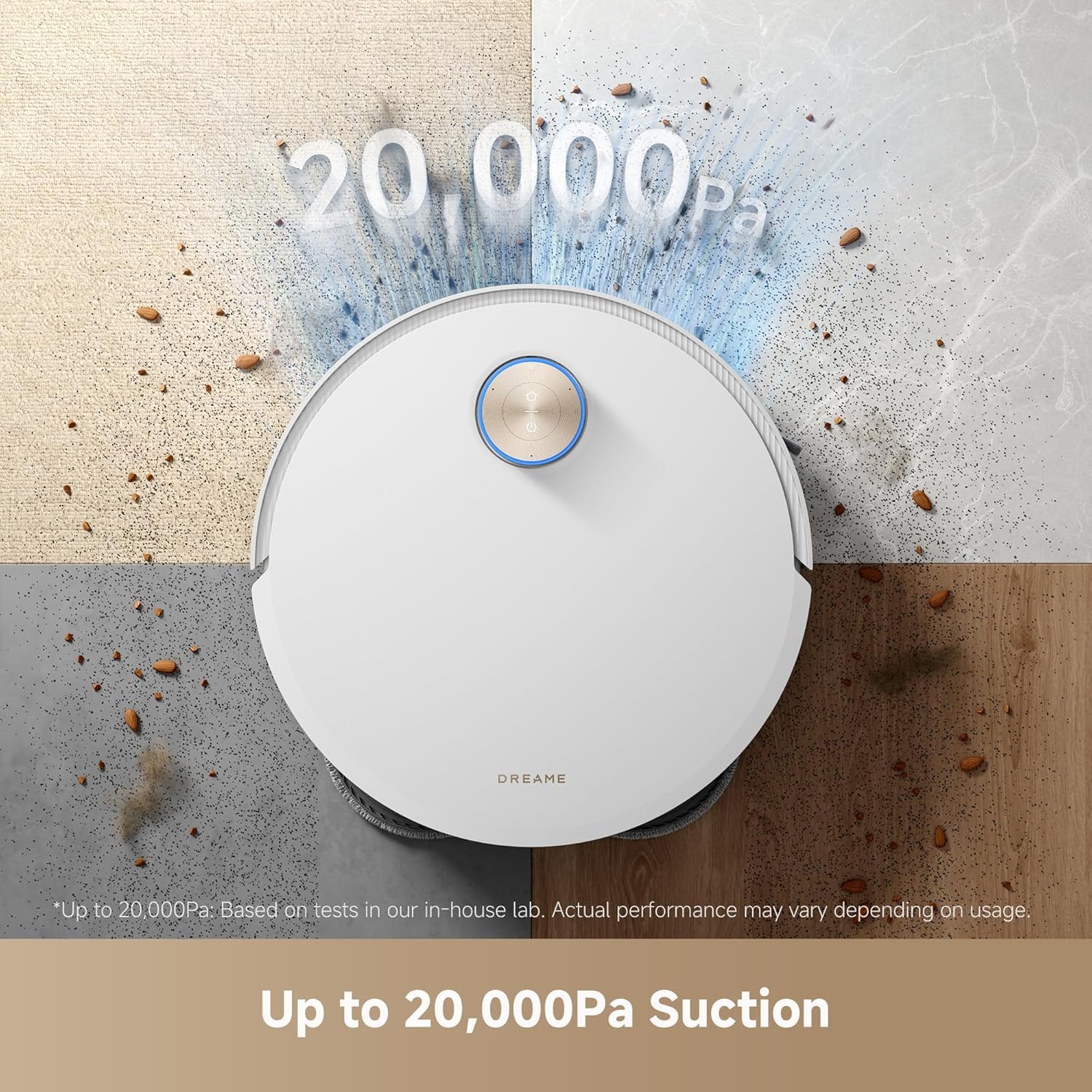 DREAME X50 Ultra Robot Vacuum & Mop, Auto-Empty, 20,000 Pa, Self-Cleaning Dock | RLX85CE-4
