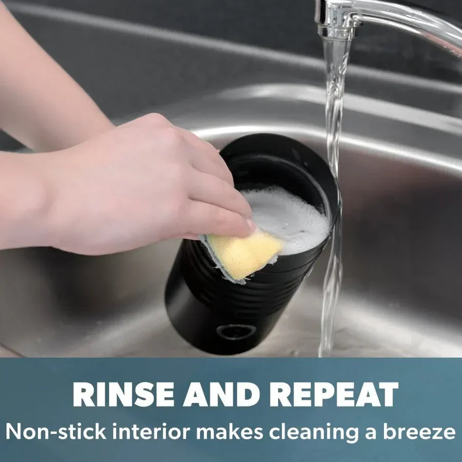 Daewoo 200ml Hot & Cold Milk Frother - Black | 970104 — product image 4
