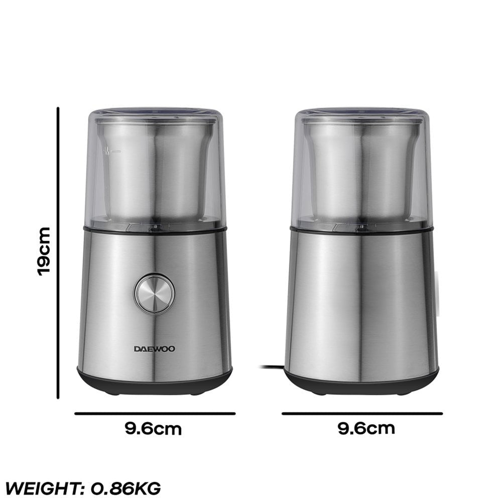 Daewoo Wet & Dry Coffee and Spice Grinder - Stainless Steel | 970128 — product image 5