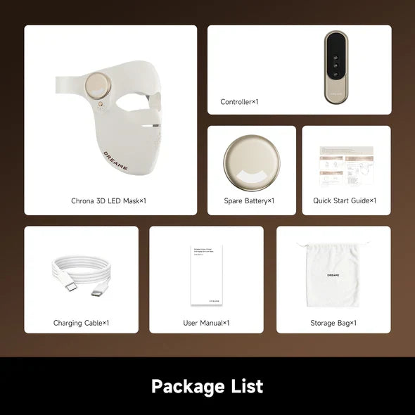 Dreame Chrona LED Light Therapy Mask, Photon Anti-Aging Skincare Mask | AB01A