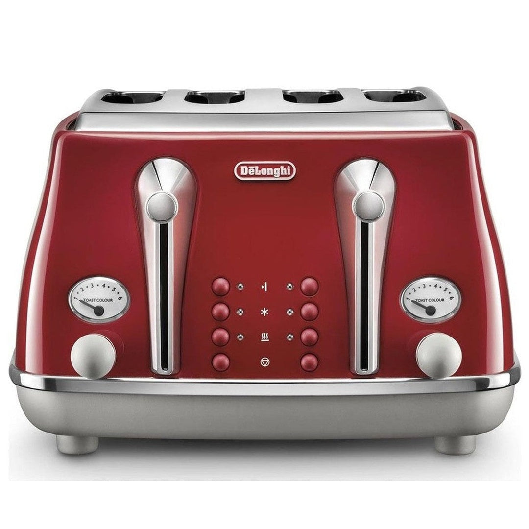 DeLonghi Icona Capitals 4 Slice Toaster | CTOC4003.R DeLonghi