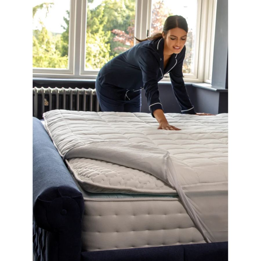 Dreamland Snowed In King Heated Mattress Protector with Dual Controls | 16889 — product image 4