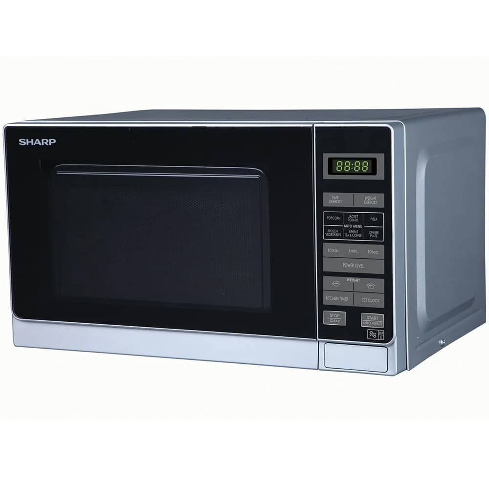 Sharp Freestanding 20 Litre 800W Microwave - Silver | R272SLM