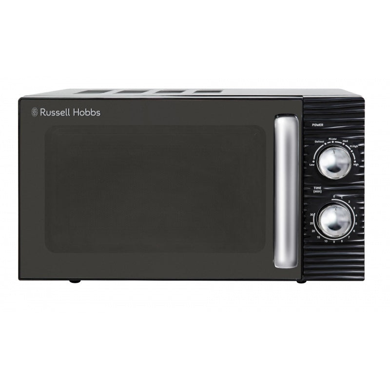 Russell Hobbs RHM1731B 700w Inspire Black Manuel Microwave Russell Hobbs