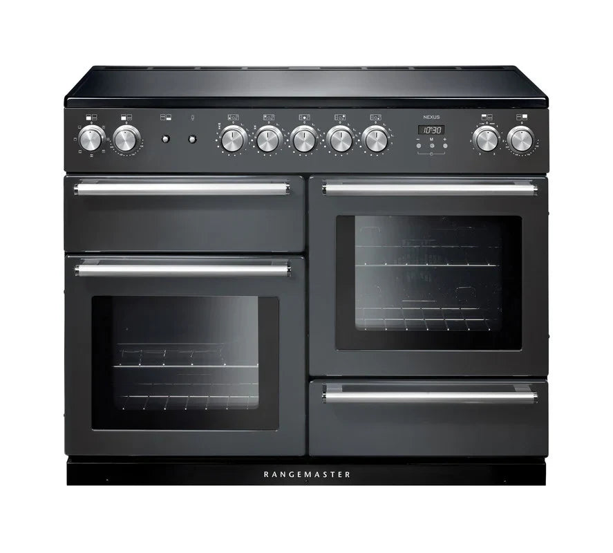 Rangemaster Nexus 110cm Induction Range Cooker - Slate / Chrome | NEX110EISL/C