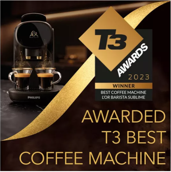 L'OR by Philips Barista Sublime Coffee Machine - Black | LM9012/60