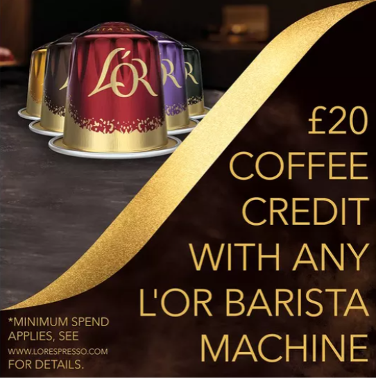 L'OR by Philips Barista Sublime Coffee Machine - Black | LM9012/60