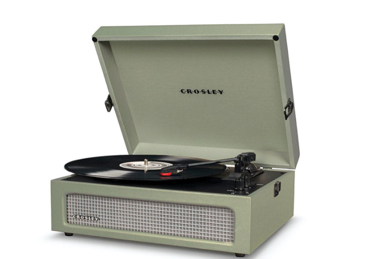 Crosley Voyager Portable Turntable w/ BT Receiver & Built-in Speakers - Sage | CR8017B-SA4 Crosley