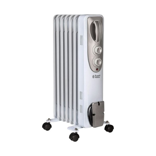 Russell Hobbs 1.5kW 7 Fin Oil Filled Radiator White | RHOFR5001