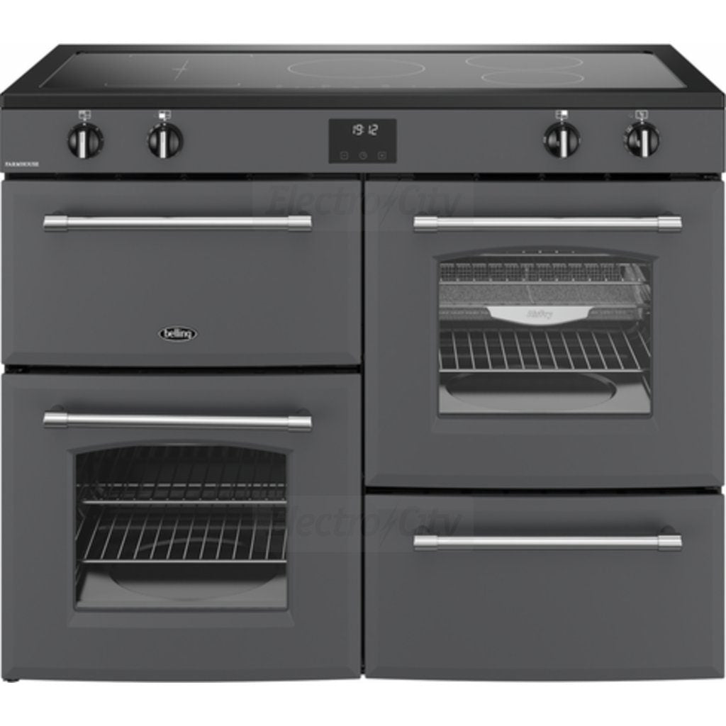 Belling Farmhouse 110cm Induction Range Cooker - Anthracite | FH110EIANT