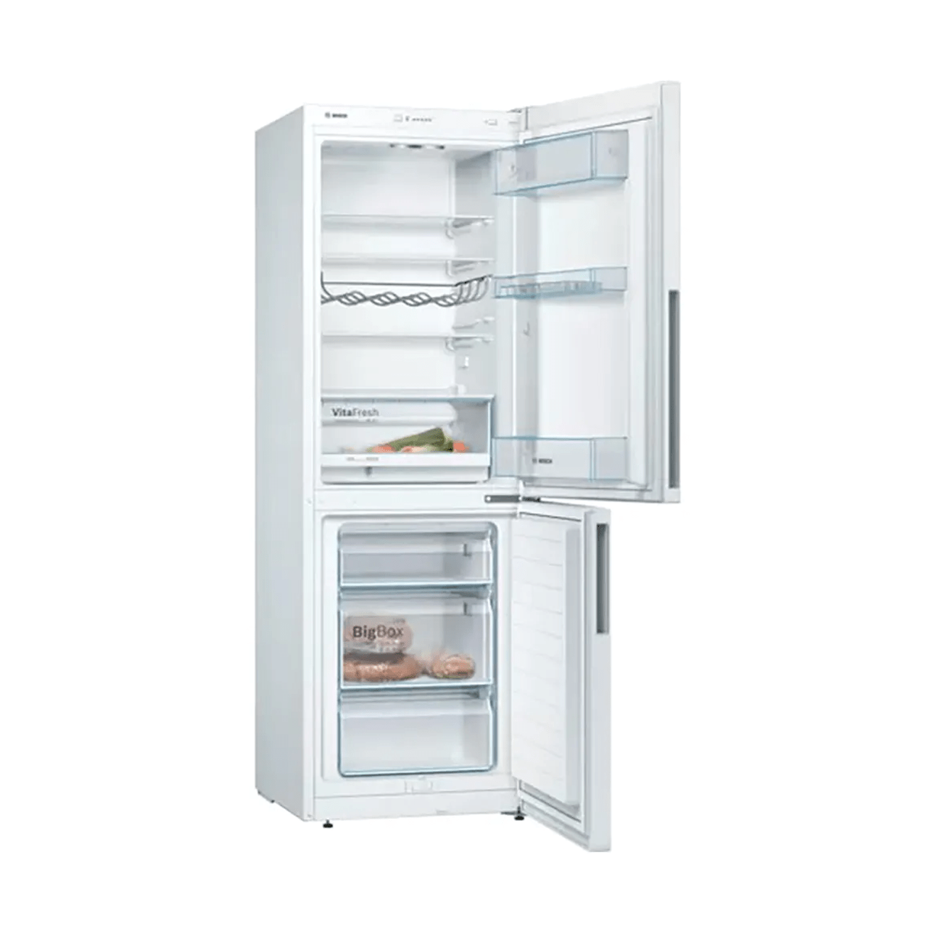Bosch Serie 4 Freestanding Fridge Freezer 60cm | White Bosch Fridge Freezer Euronics Ireland