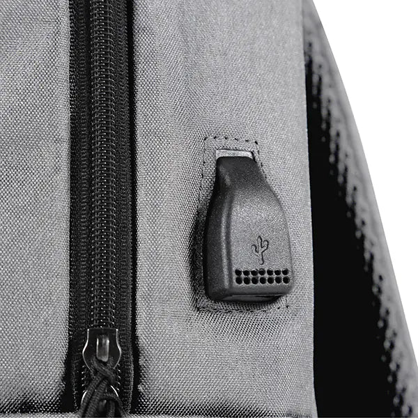 Marvo Scorpion Urbano 20 Black Waterproof 15.6 Inch Laptop Backpack with USB Charging Port (Grey) | 907450