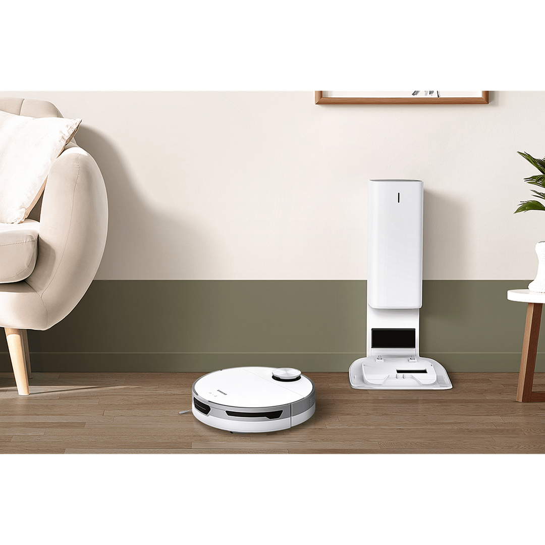 Samsung Jet Bot+ Robot Vacuum Cleaner, Max 60W Suction Power with Clean Station | VR30T85513W/EU Samsung Robot Vacuum Tomo Burke Electrical