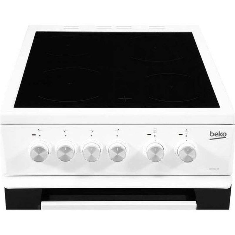 Beko 50cm Double Oven Electric Cooker | KDVC563AW Beko Euronics.ie