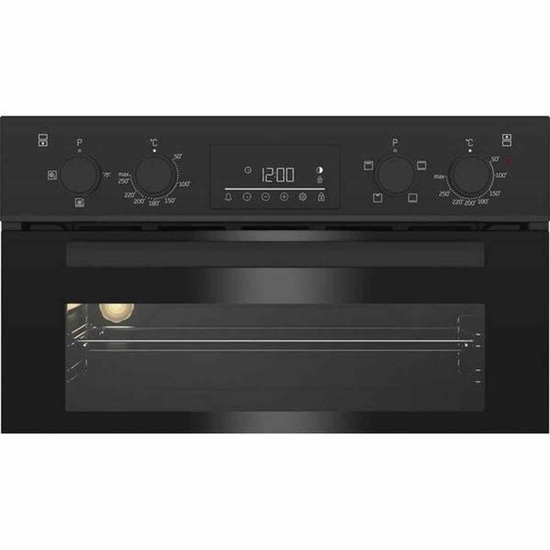 Beko RecycledNet Electric Double Oven - Black | BBDF22300B Beko Oven Euronics Ireland