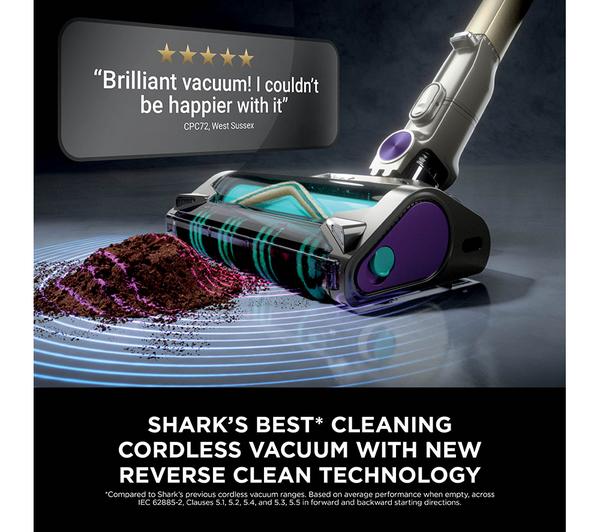 Shark PowerDetect Clean & Empty Cordless Pet Vacuum Cleaner Anti Hair Wrap | IP3251UKT