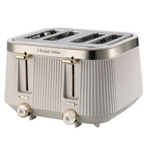 Lallys Electrical Russell Hobbs 26771 4-Slice Toaster (Stone) | 26771