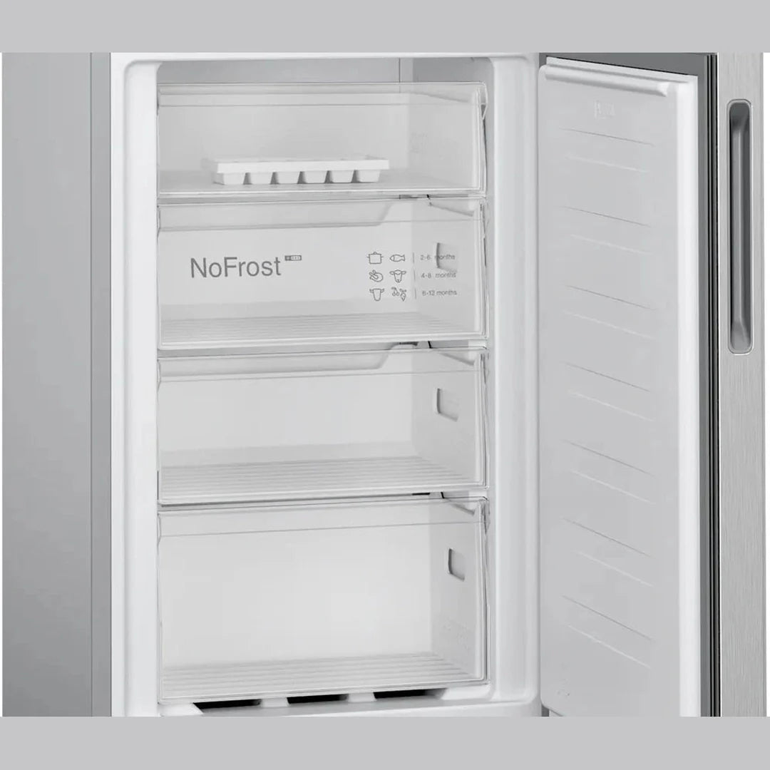 Bosch Series 2 Total No Frost Free-standing fridge-freezer Stainless Steel | KGN27NLEAG Bosch Euronics.ie