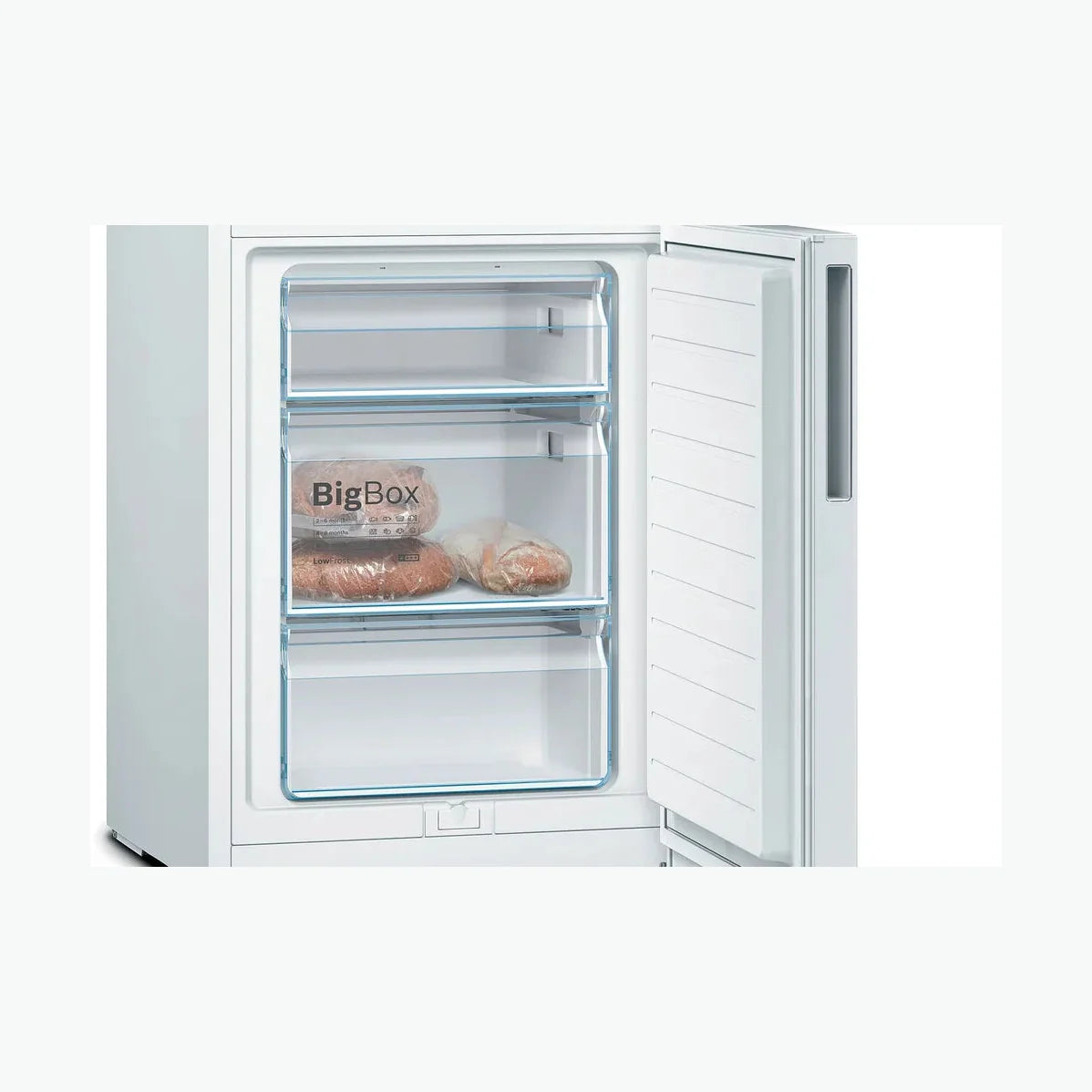 Bosch Serie 4 Freestanding Fridge Freezer 60cm | White Bosch Fridge Freezer Euronics Ireland