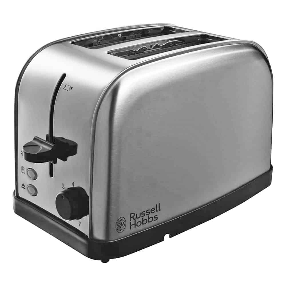 RUSSELL HOBBS 2 SLICE TOATER B/STEEL | 18780