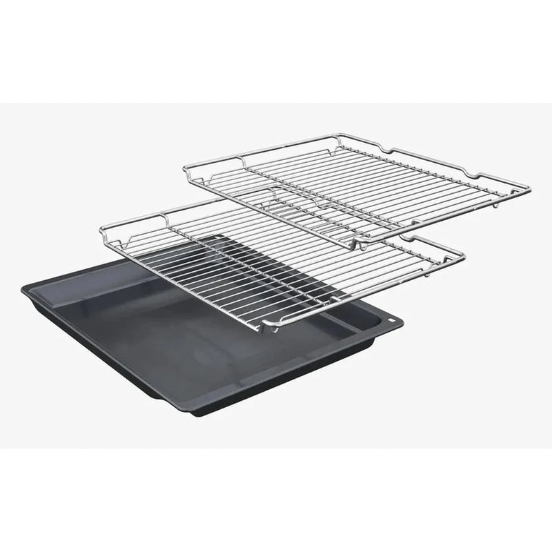Series 4 Built-in oven with added steam function 60 x 60 cm Stainless steel | HQA574BS3B Bosch Oven Euronics Ireland