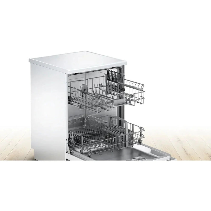 Bosch Series 2 free-standing dishwasher 60 cm White | SMS26AW08G Bosch Euronics.ie