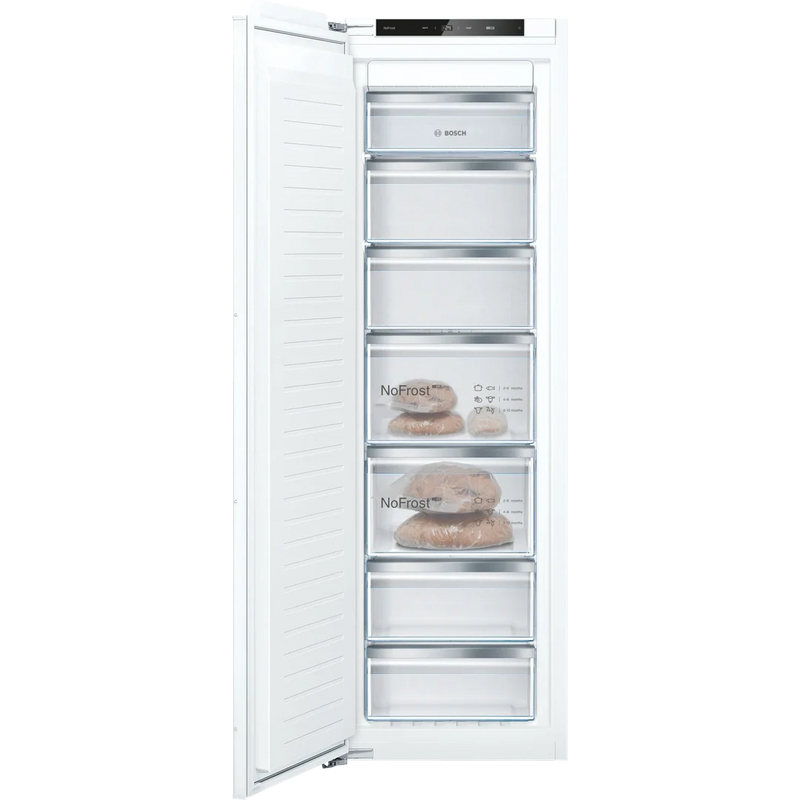 Bosch Series 4 built-in freezer 177.2 x 55.8 cm flat hinge | GIN81VEE0G Bosch Integrated Fridge Euronics Ireland