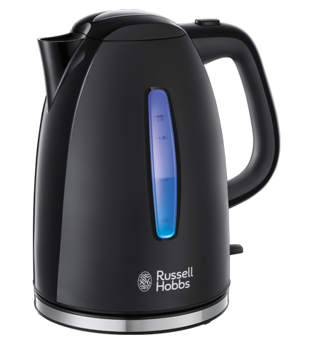 Russell Hobbs Textures Plus 1.7L Kettle - Black | 22591