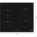 Bosch Series 4 Induction hob 60 cm Black | PUE611BB5B Bosch Hob Euronics Ireland