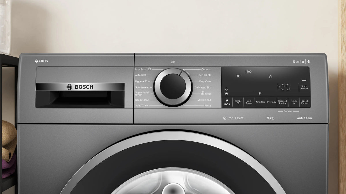 Bosch Series 6 i-DOS 9kg 1400rpm Washing Machine - Graphite | WGG244FCGB — product image 2