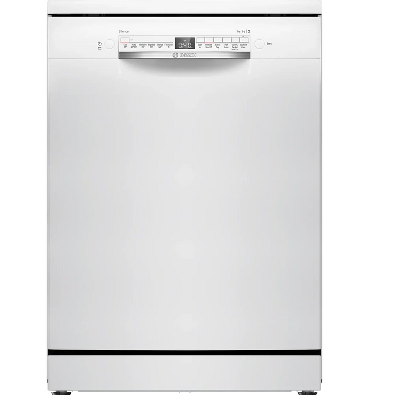 Bosch Series 2 free-standing dishwasher 60 cm White | SMS2HVW67G Bosch Dishwasher Euronics Ireland