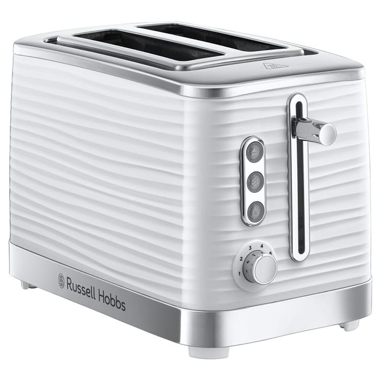 Russell Hobbs Inspire 1050W 2 Slice Toaster - White | 24370