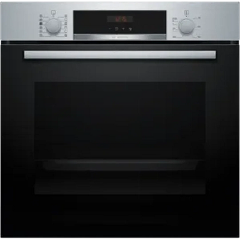 Series 4 Built-in oven with added steam function 60 x 60 cm Stainless steel | HQA574BS3B Bosch Oven Euronics Ireland