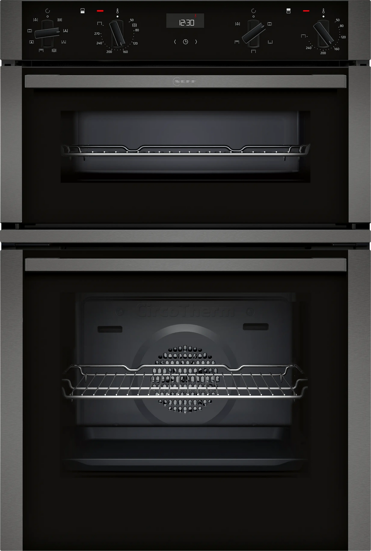 NEFF N50 U1ACE2AG3B built-in double oven in Graphite-Grey