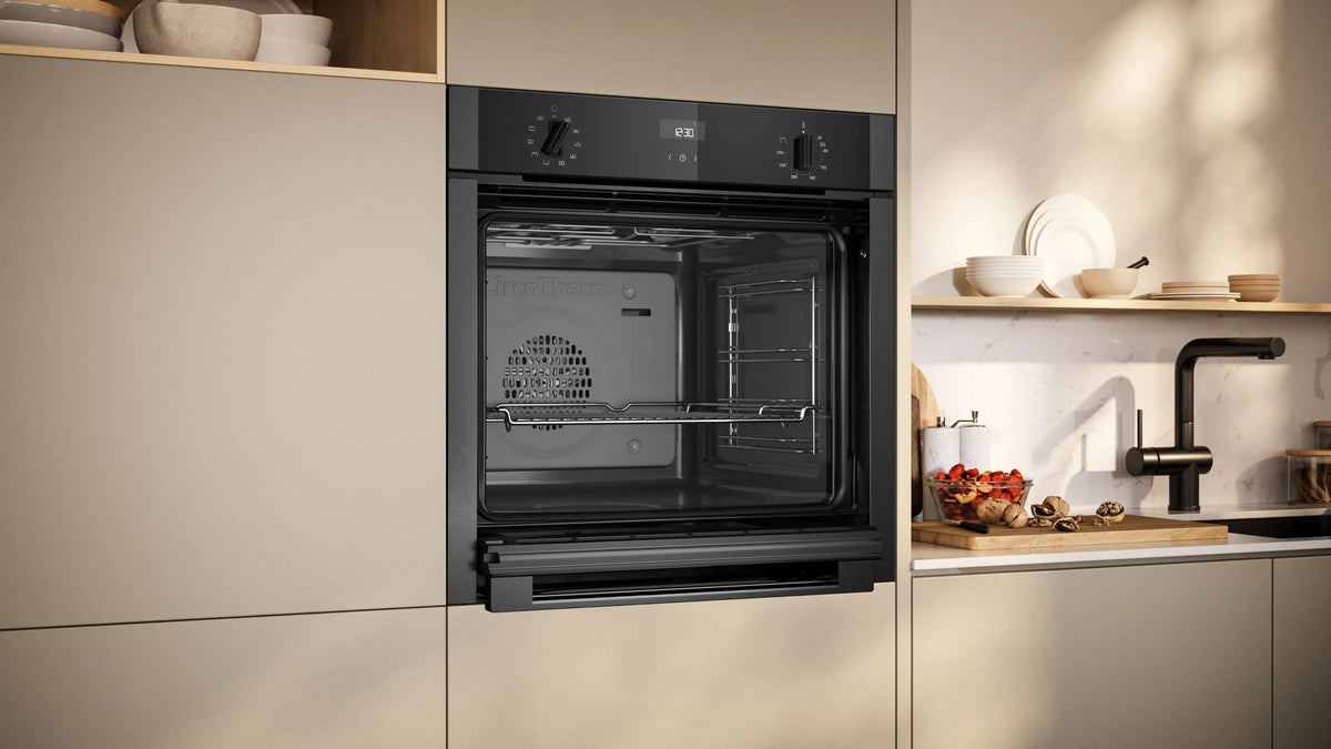 NEFF N50 Slide&Hide built-in single oven B3ACE4AG3B in Graphite-Grey