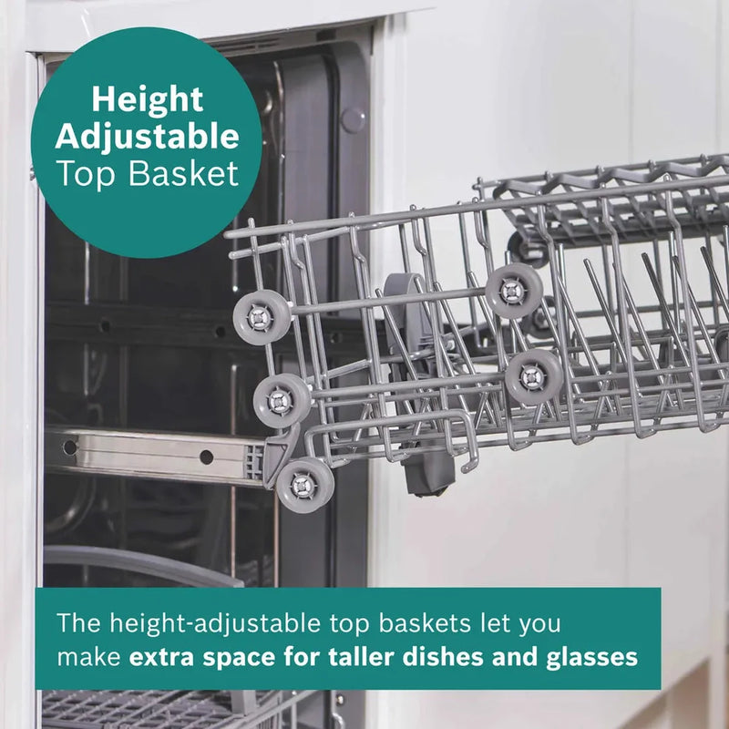 Bosch Series 2 free-standing dishwasher 60 cm Brushed steel anti-fingerprint | SMS26AI08G Bosch Euronics.ie