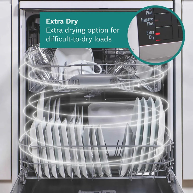 Bosch Series 2 free-standing dishwasher 60 cm White | SMS26AW08G Bosch Euronics.ie