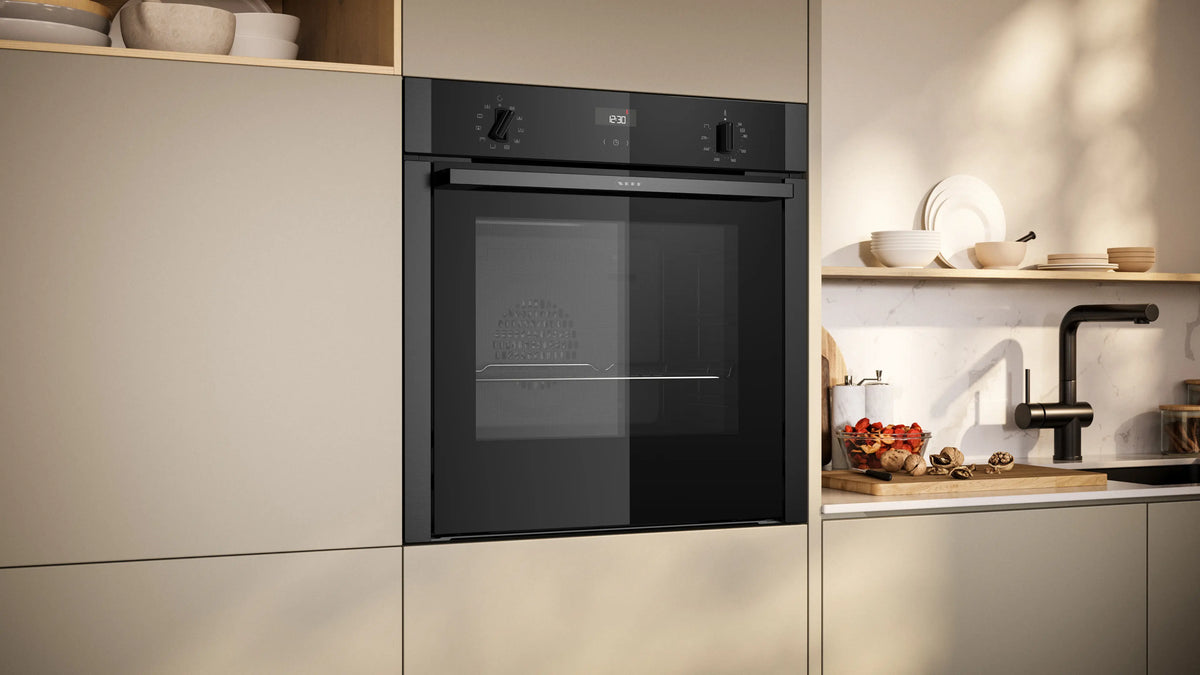 NEFF N50 Slide&Hide built-in single oven B3ACE4AG3B in Graphite-Grey